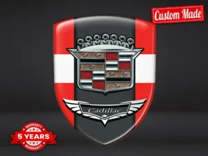 Cadillac Decalcomanie 3D Gel Gara Stile Sport Cupola Limitato